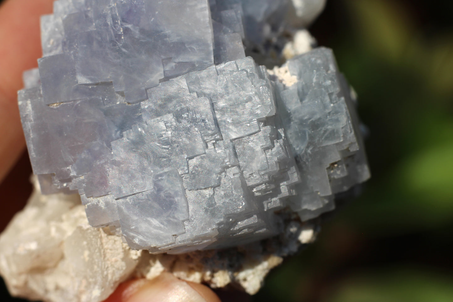 YGX Fluorite on Quartz