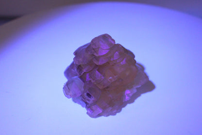 Pagoda Calcite Cluster, UV Reactive