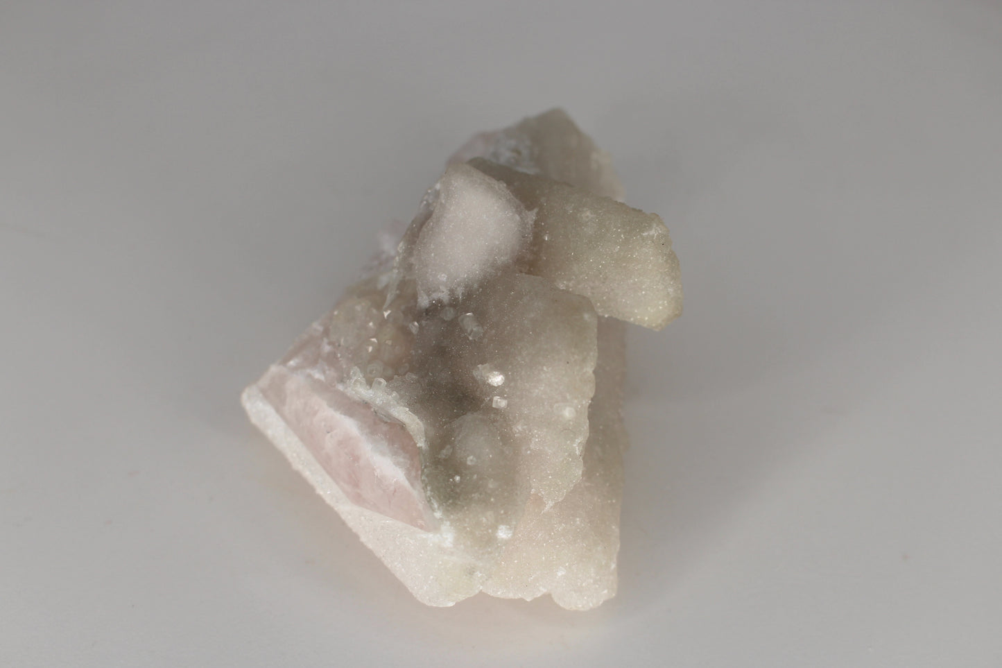 Calcite on Danburite