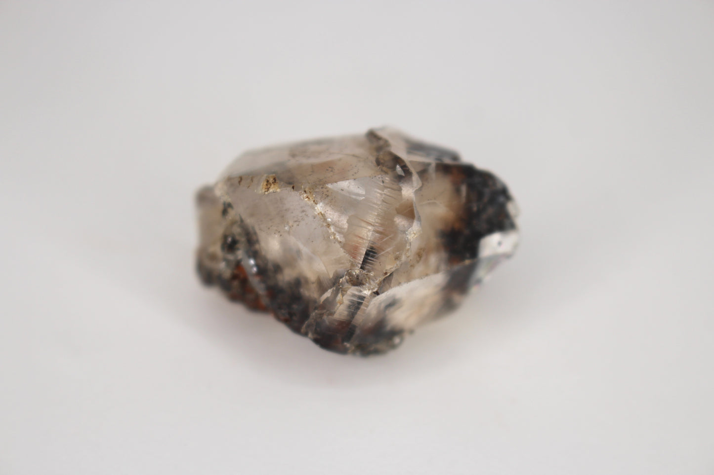 Calcite w/ Limonite Dendrite