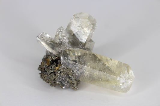 Calcite Phantom w/ Chalcopyrite