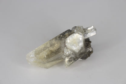 Calcite Phantom w/ Chalcopyrite