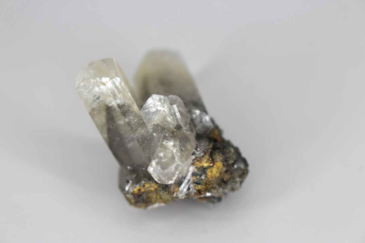 Calcite Phantom w/ Chalcopyrite