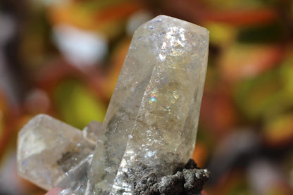 Calcite Phantom w/ Chalcopyrite