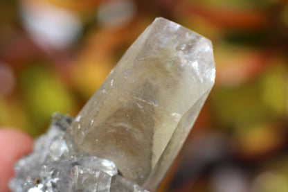 Calcite Phantom w/ Chalcopyrite