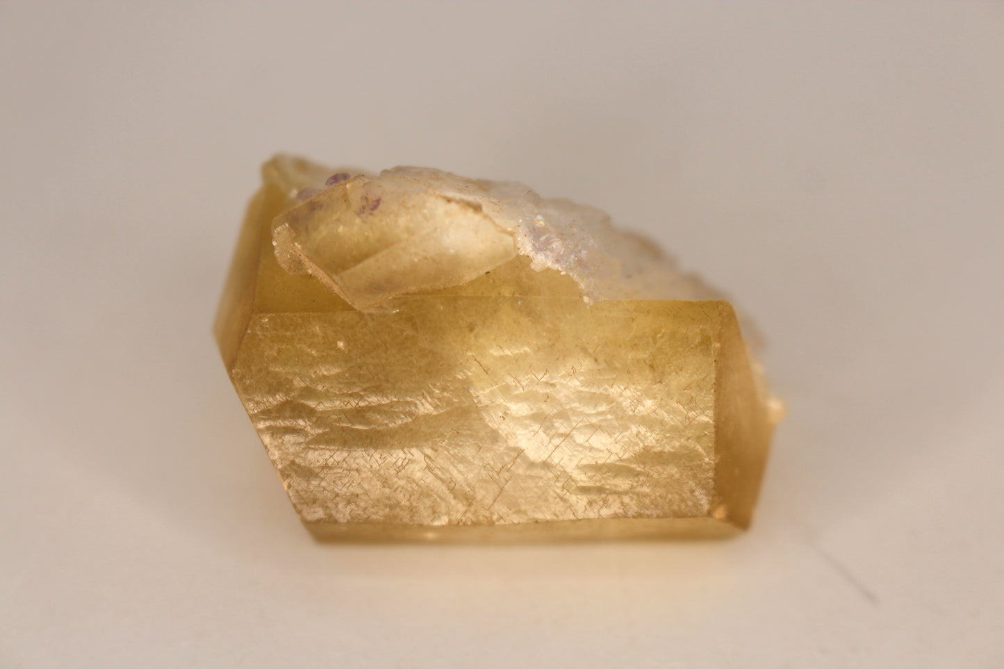 Calcite w/ Yellow Fluorite