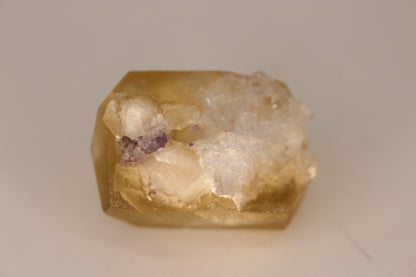 Calcite w/ Yellow Fluorite