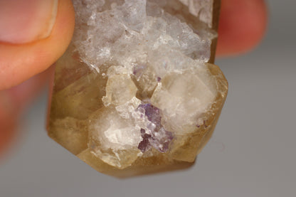 Calcite w/ Yellow Fluorite