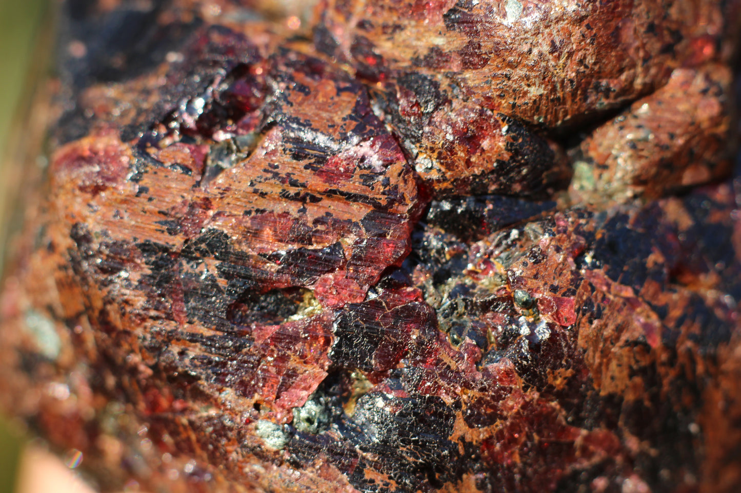 Etched Spessartine Garnet