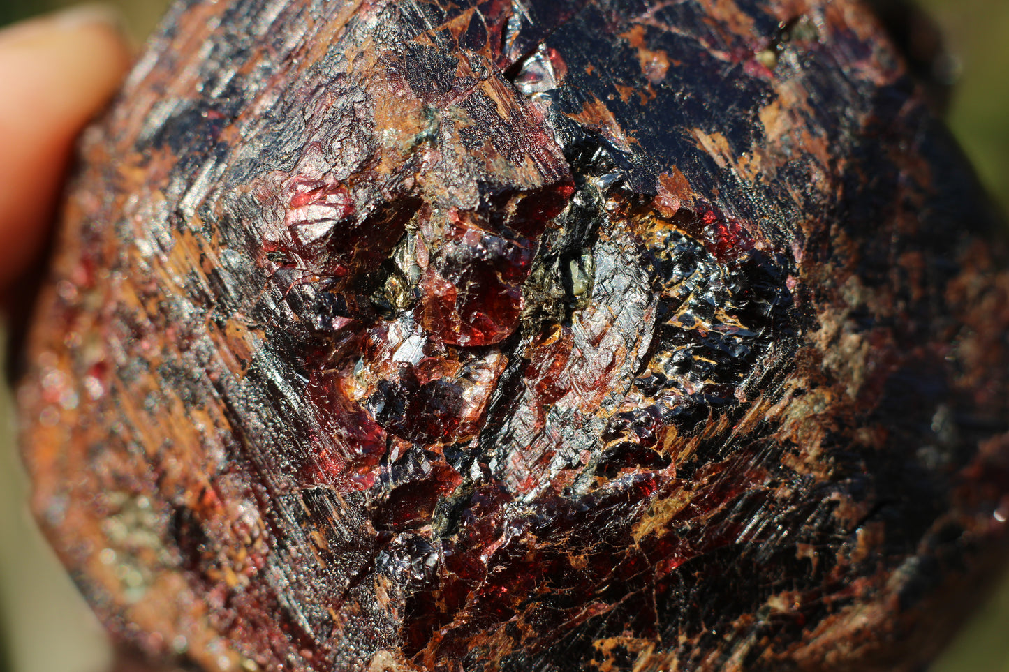 Etched Spessartine Garnet