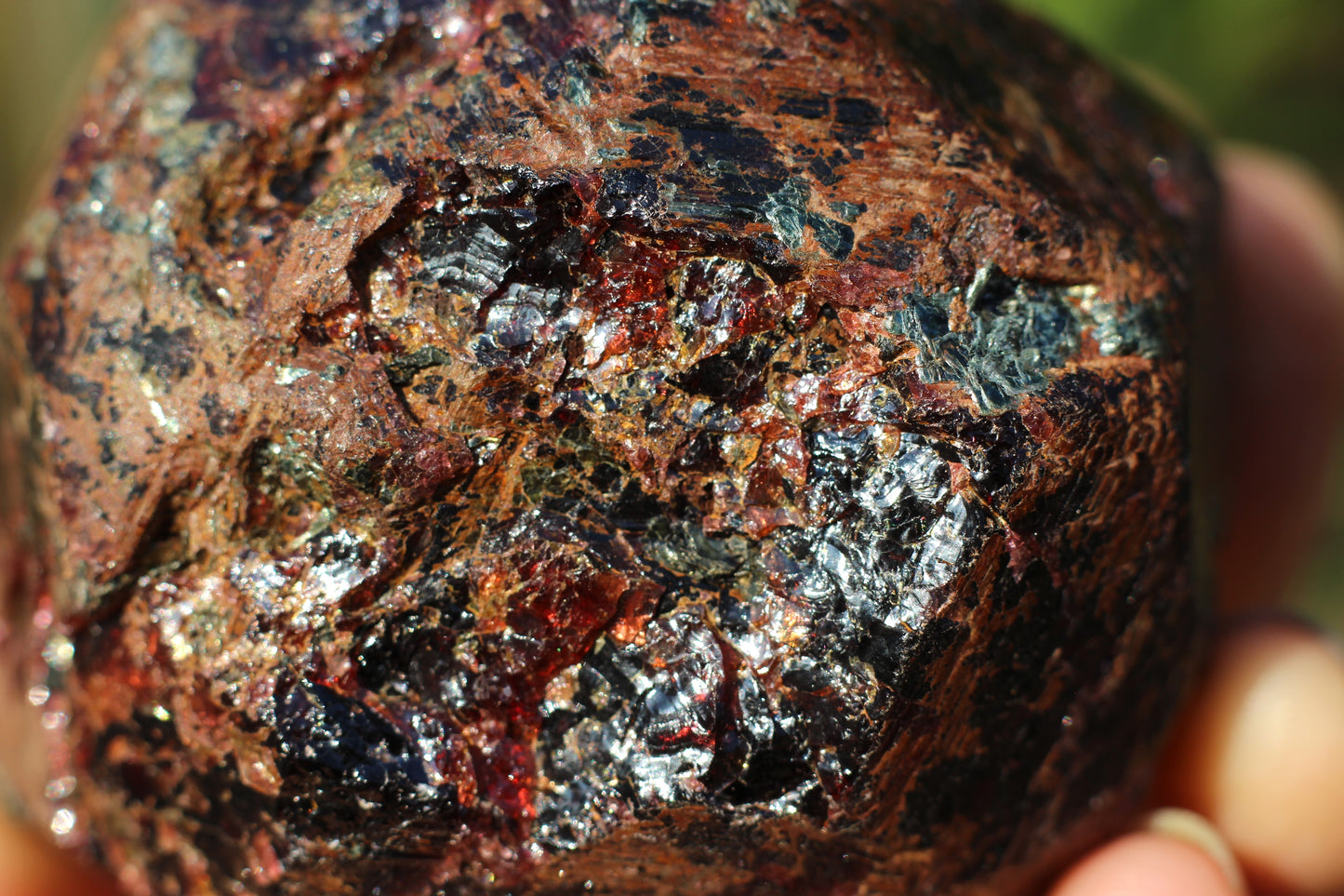 Etched Spessartine Garnet