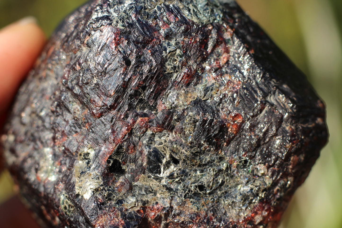 Etched Spessartine Garnet