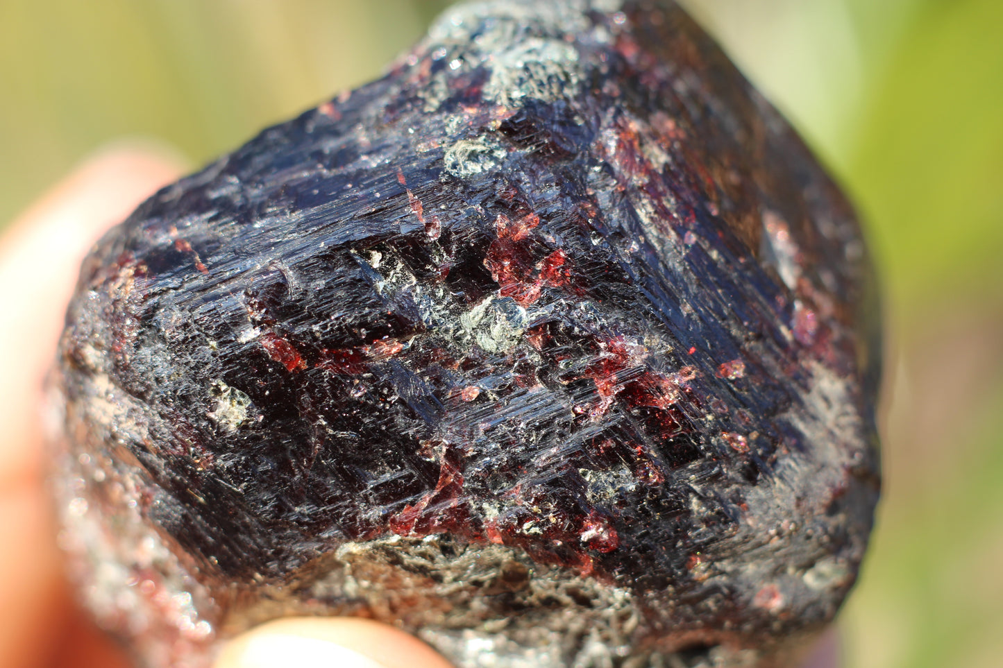 Etched Spessartine Garnet