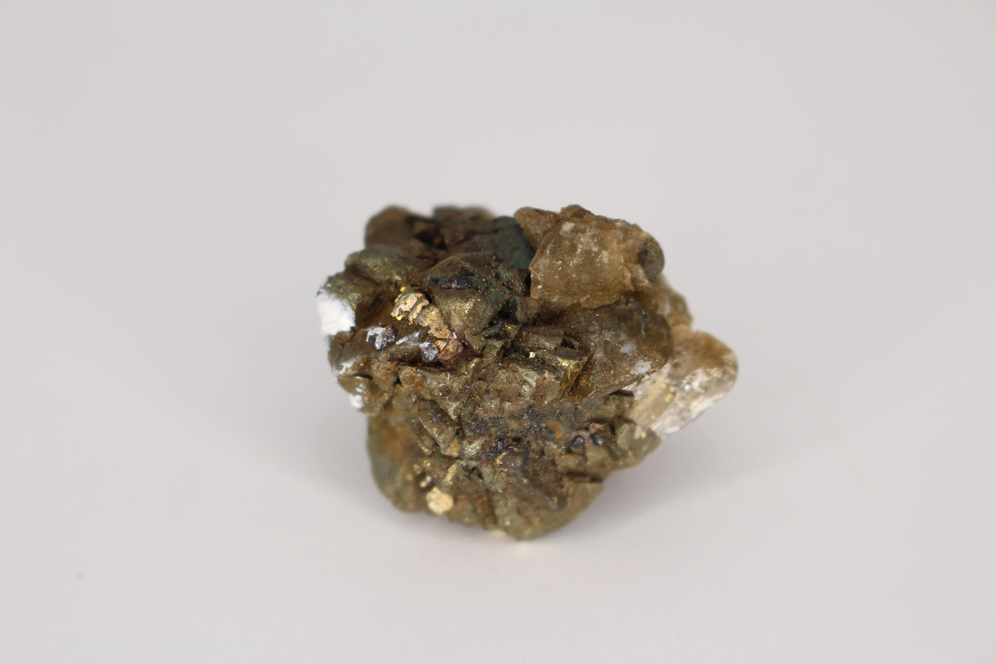 Calcite w/ Pyrite