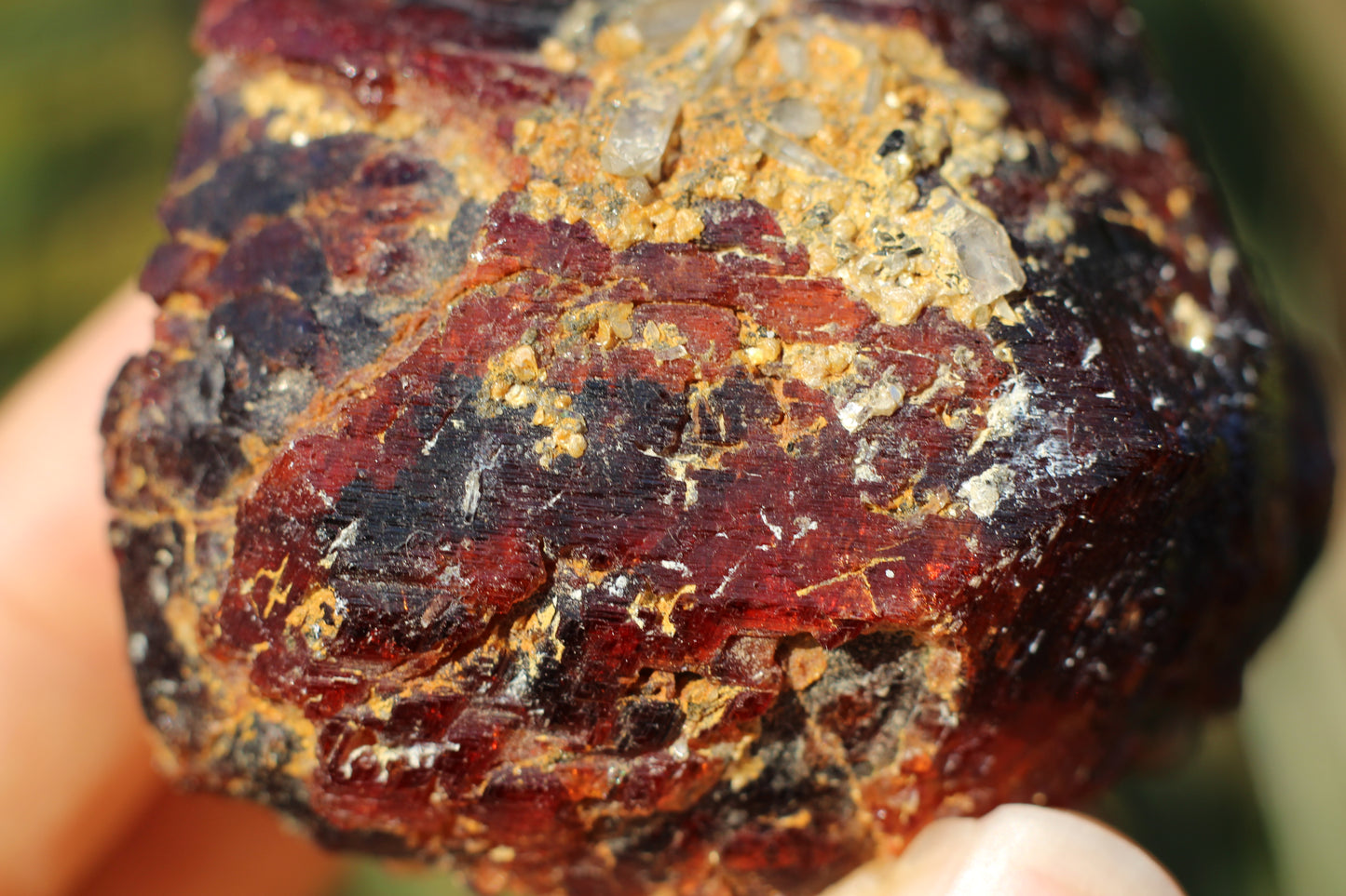 Etched Spessartine Garnet