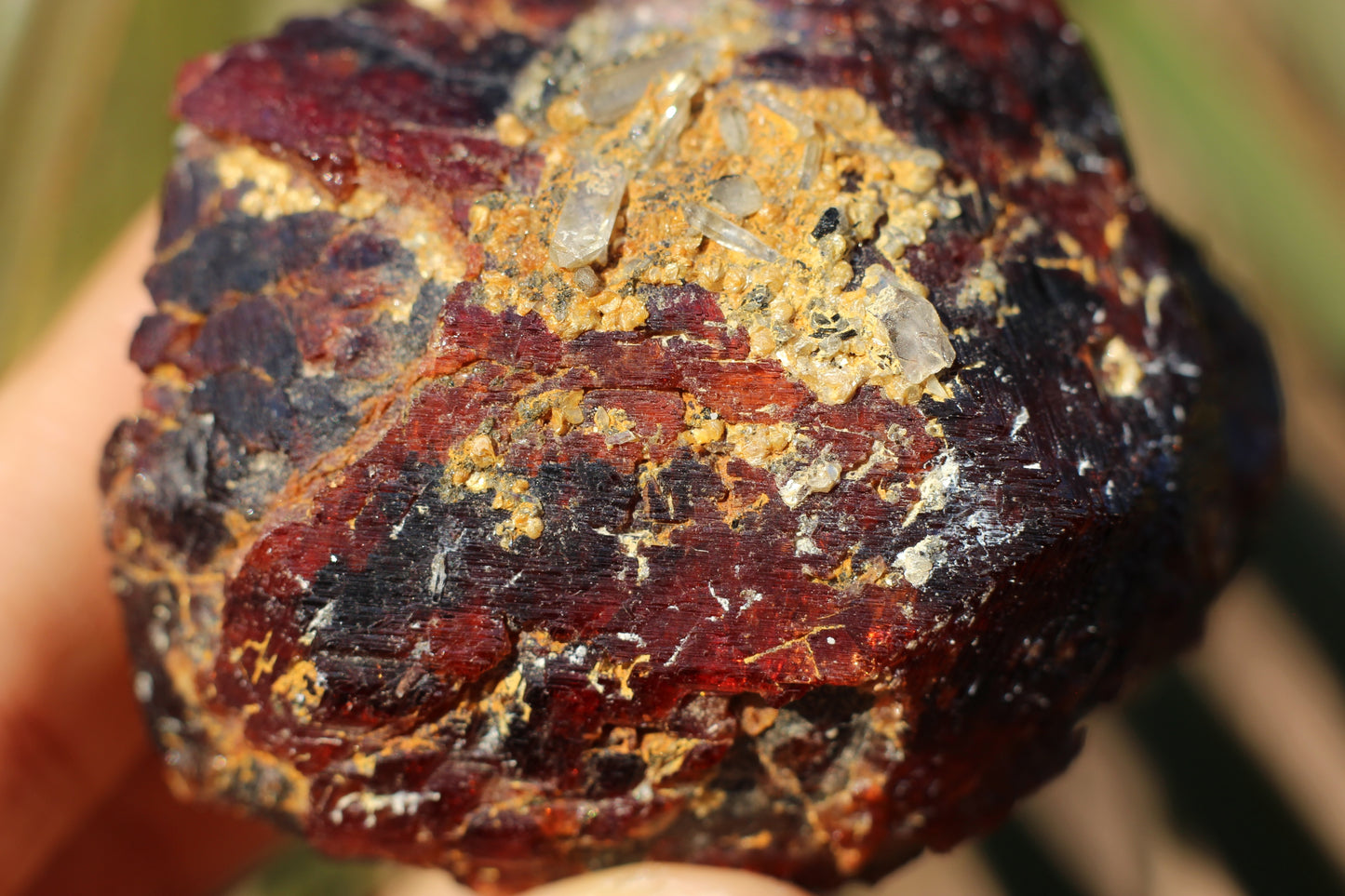 Etched Spessartine Garnet