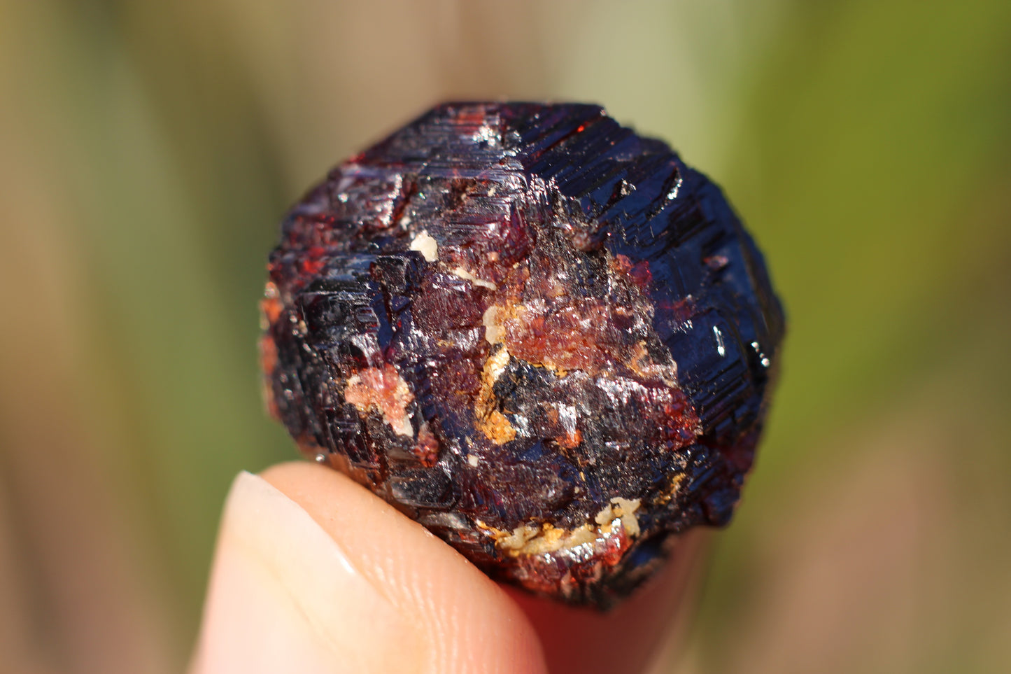 Etched Spessartine Garnet