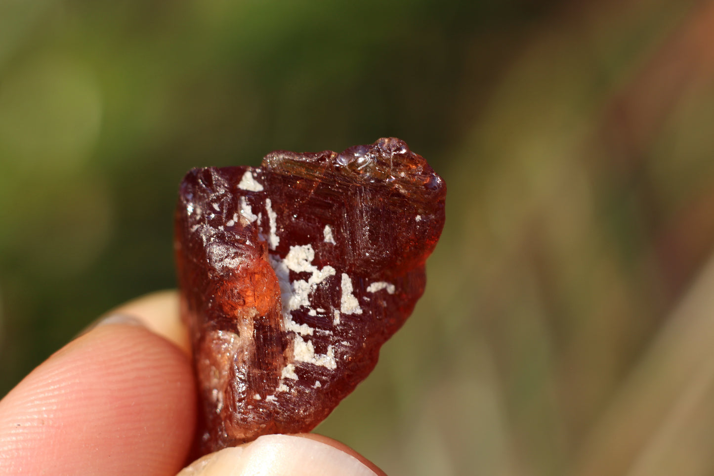 Etched Spessartine Garnet