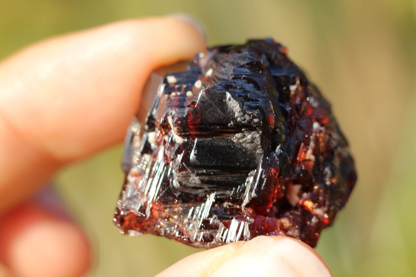 Etched Spessartine Garnet