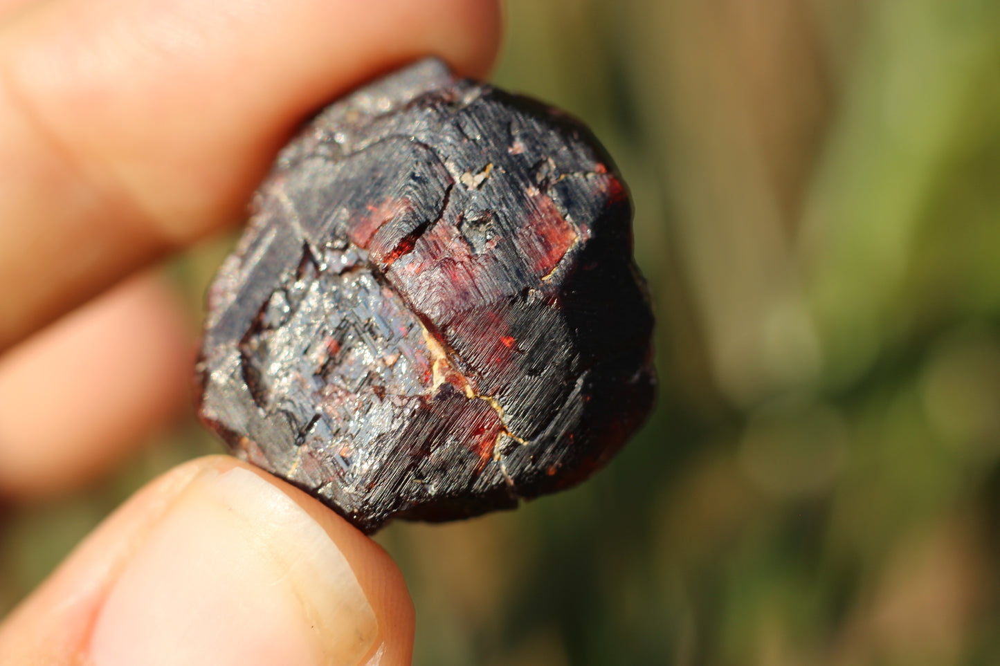 Etched Spessartine Garnet