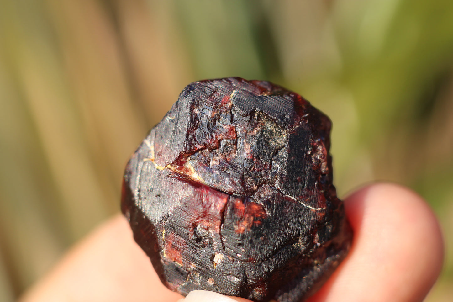 Etched Spessartine Garnet