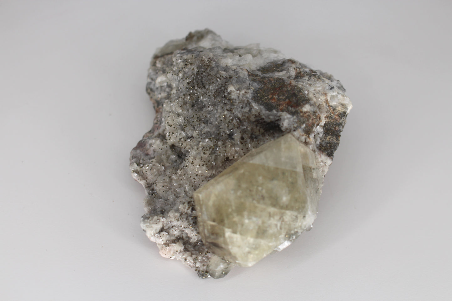 Calcite w/ Pyrite