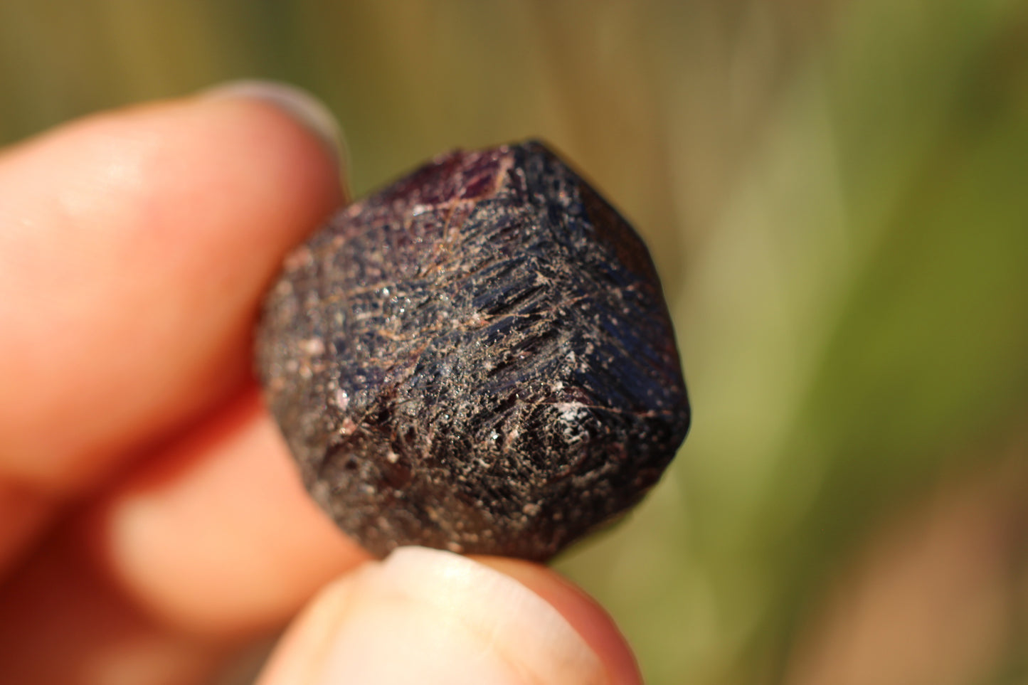 Etched Spessartine Garnet