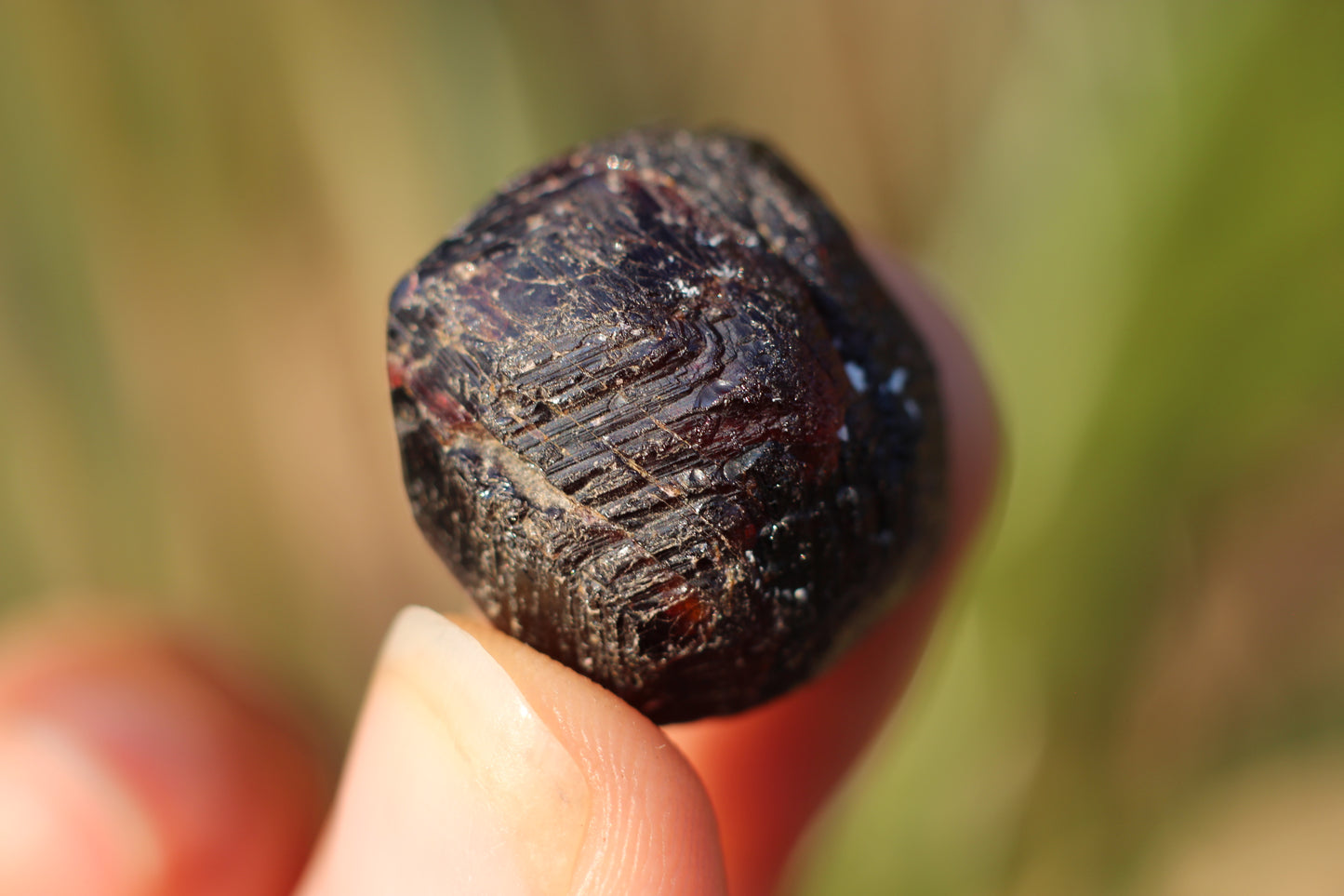 Etched Spessartine Garnet