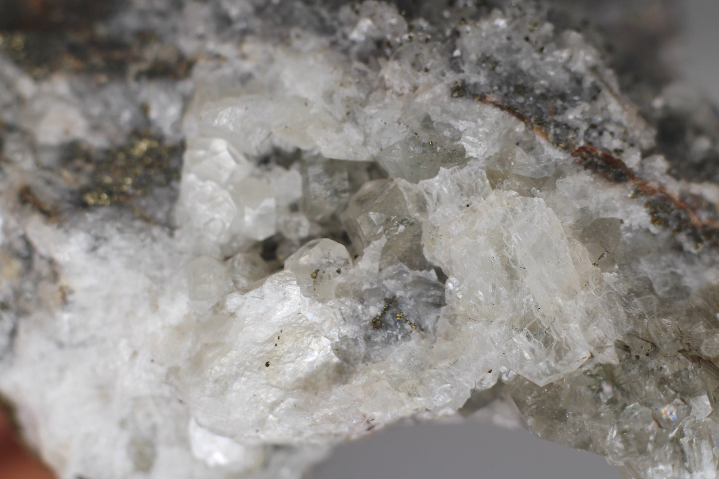 Calcite w/ Pyrite