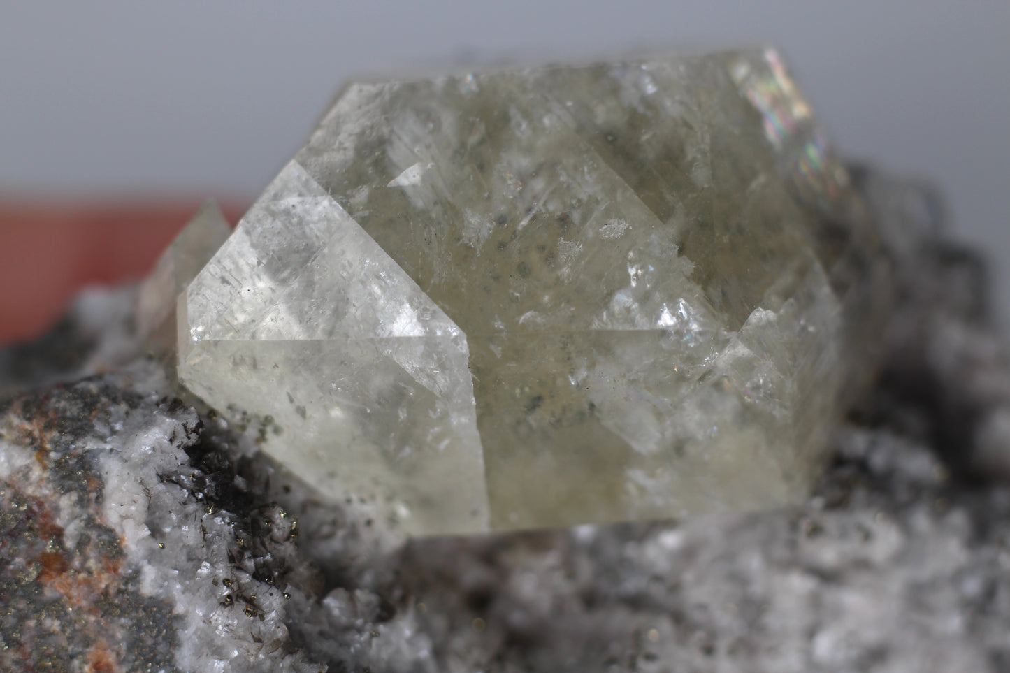 Calcite w/ Pyrite