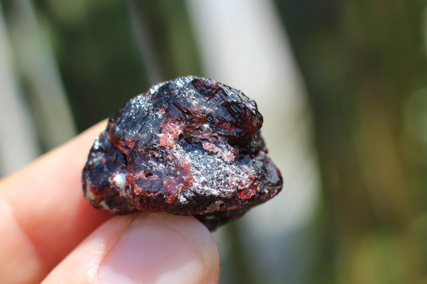 Etched Spessartine Garnet