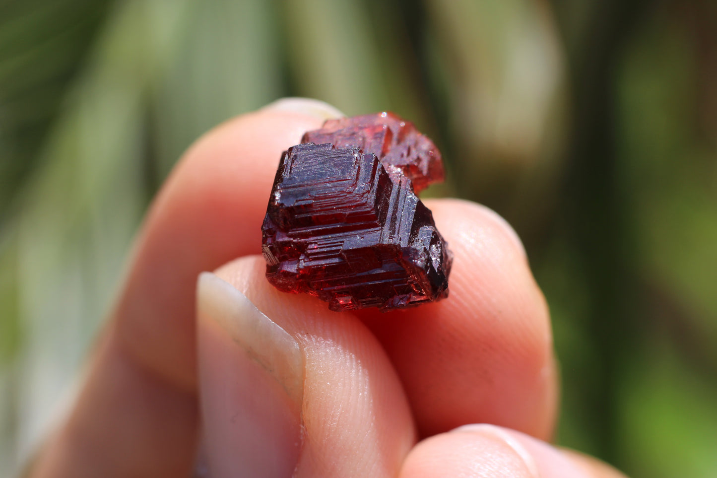 Etched Spessartine Garnet