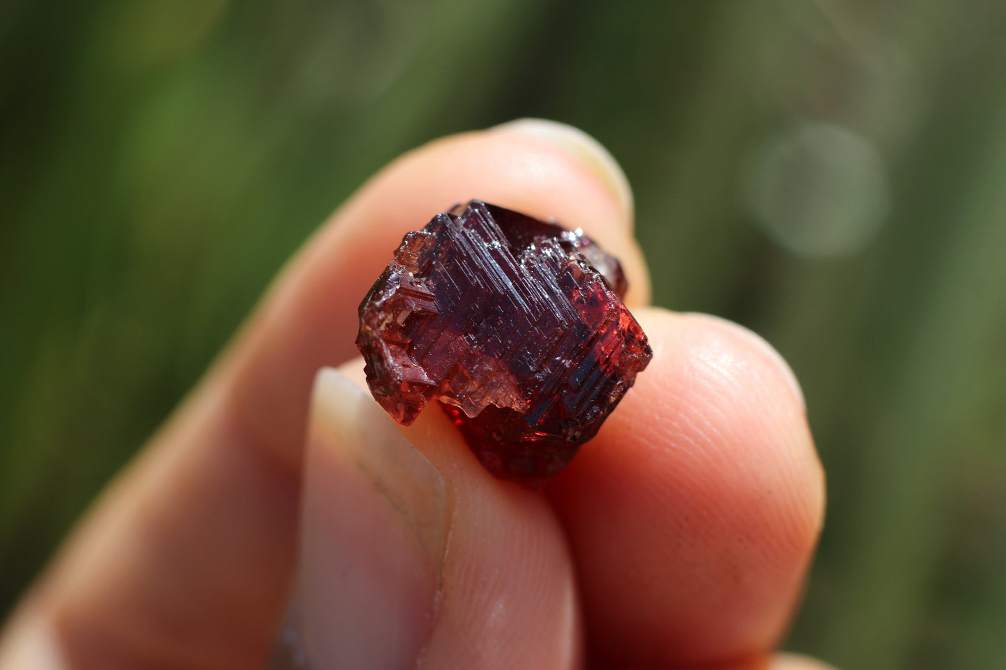 Etched Spessartine Garnet