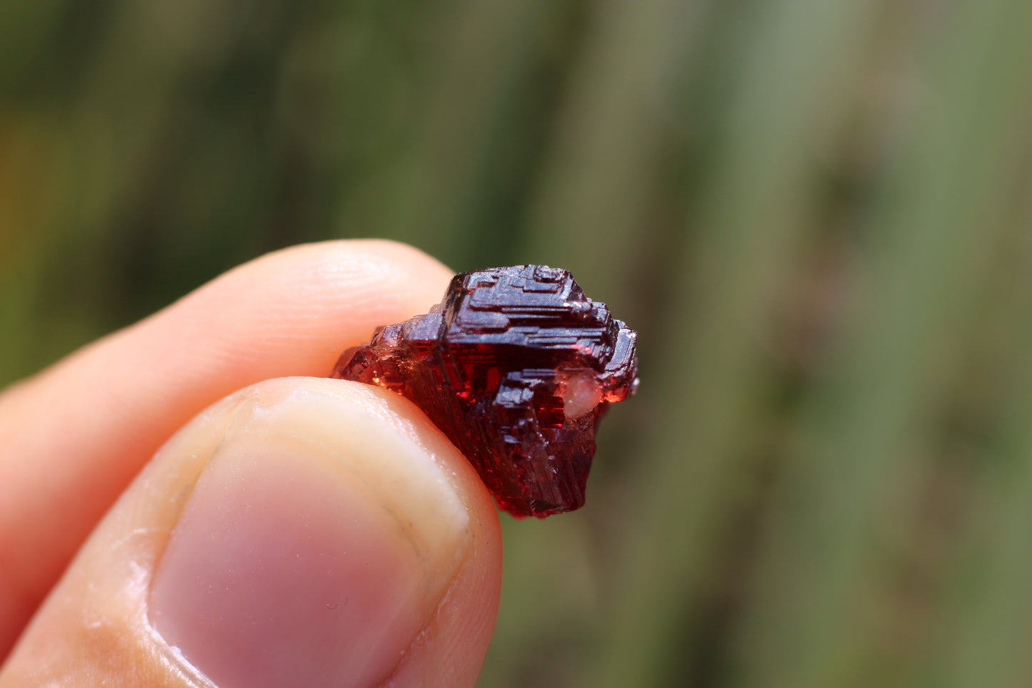 Etched Spessartine Garnet