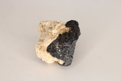 Etched Spessartine Garnet w/ Schorl on Albite