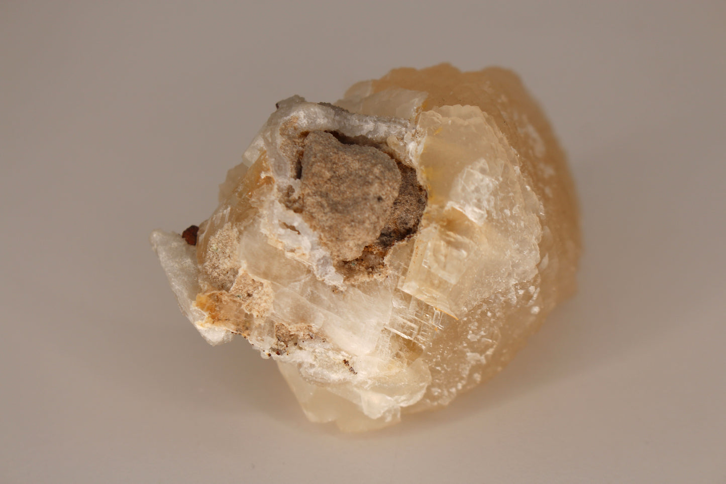 Calcite w/ Chalcedony