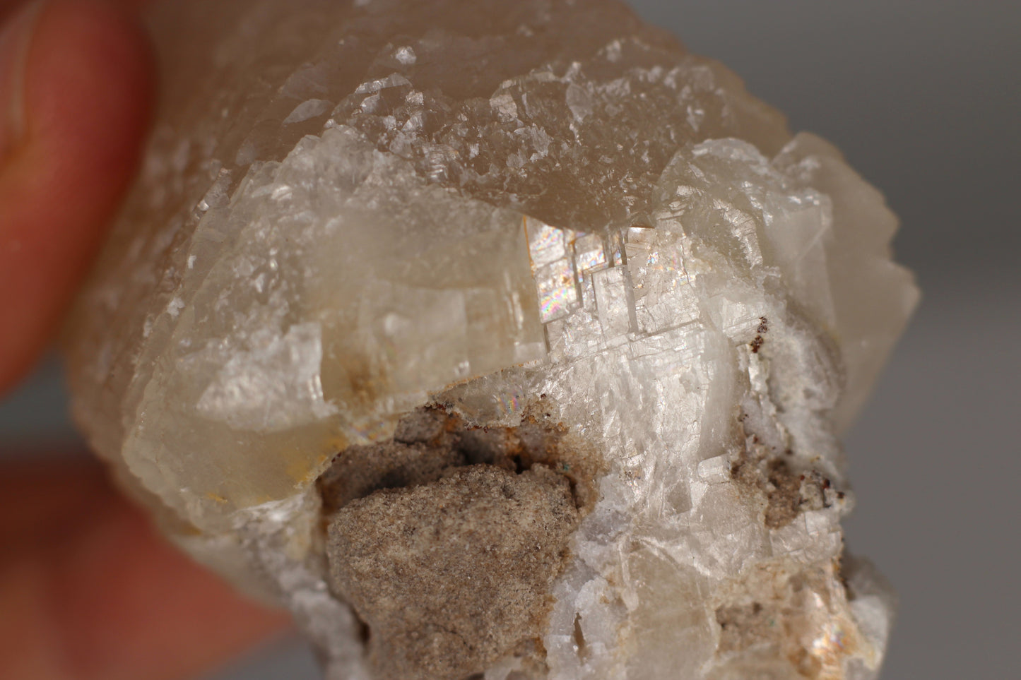 Calcite w/ Chalcedony