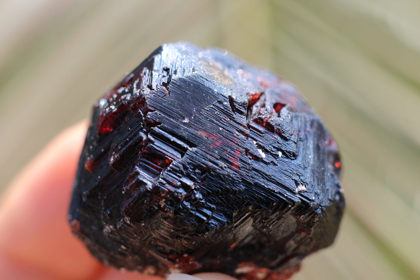 Etched Spessartine Garnet