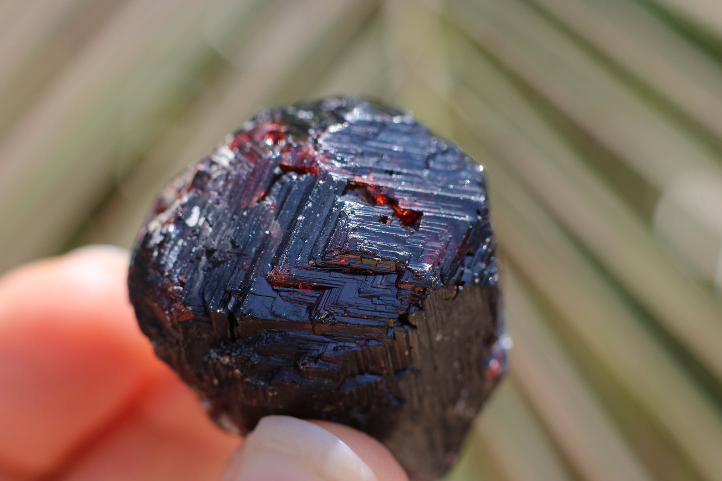 Etched Spessartine Garnet