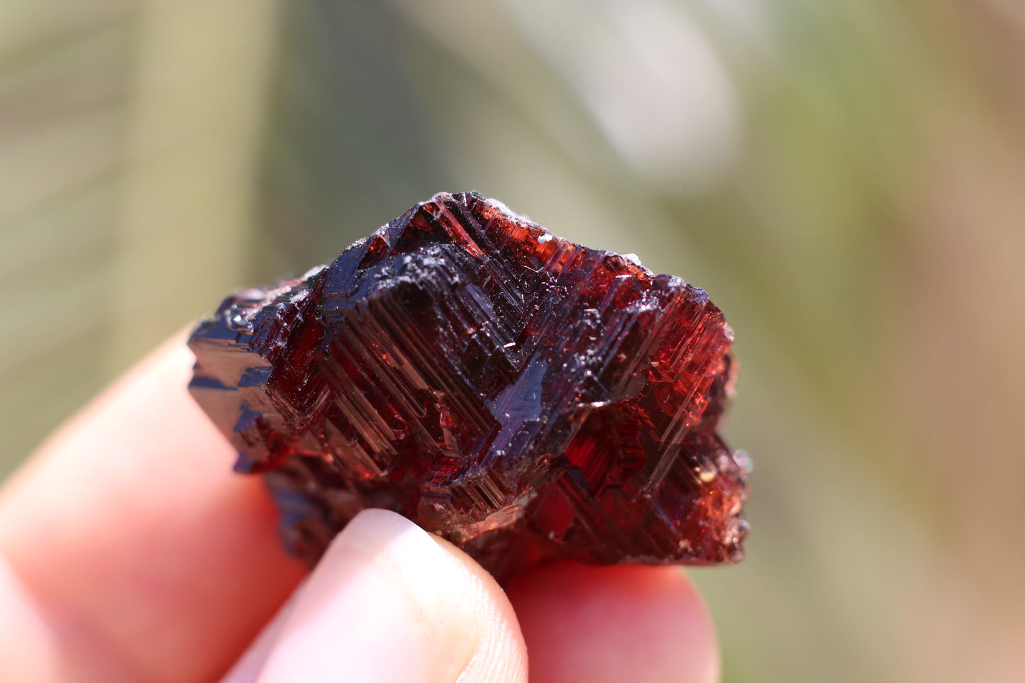 Etched Spessartine Garnet