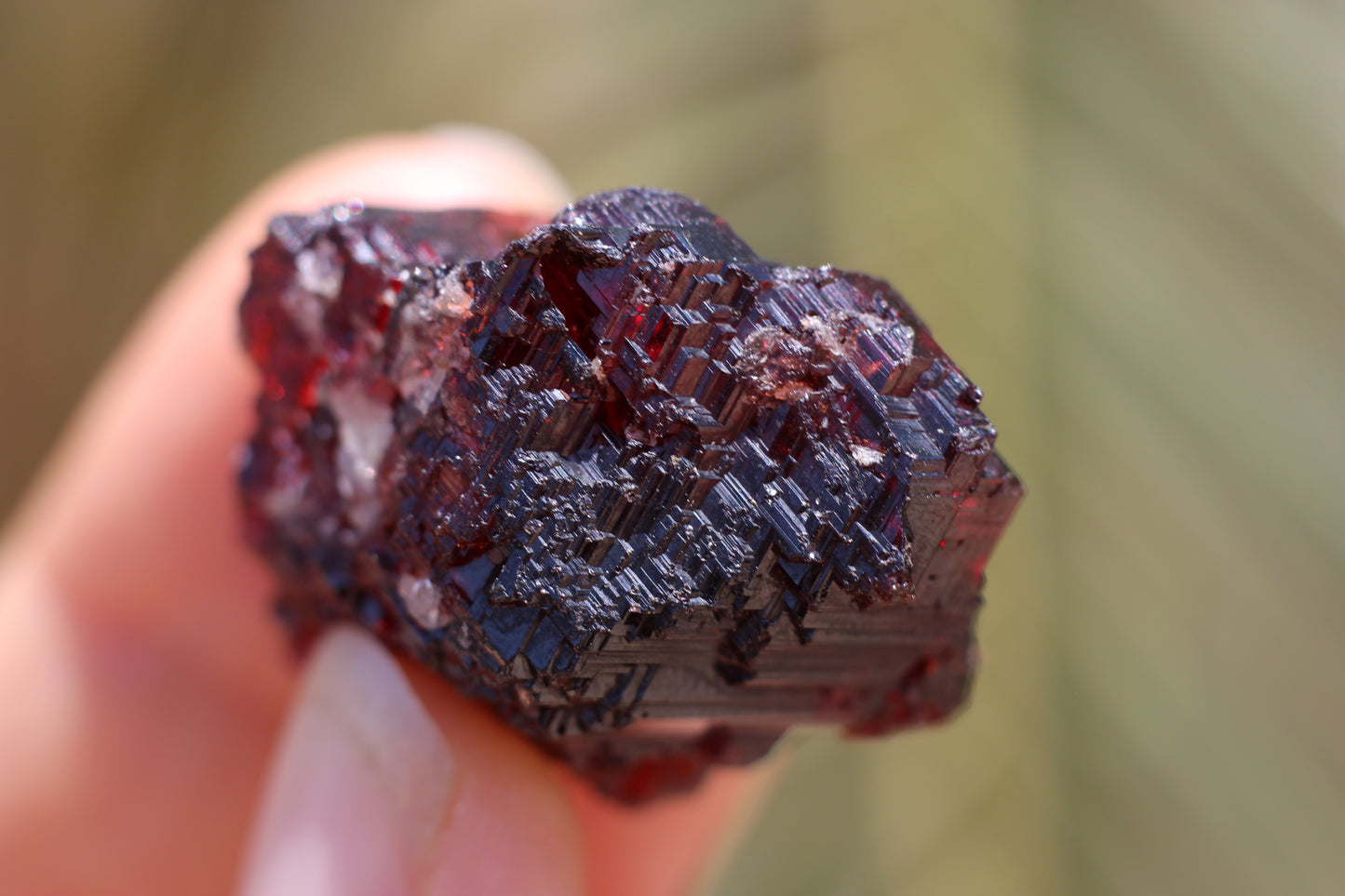 Etched Spessartine Garnet