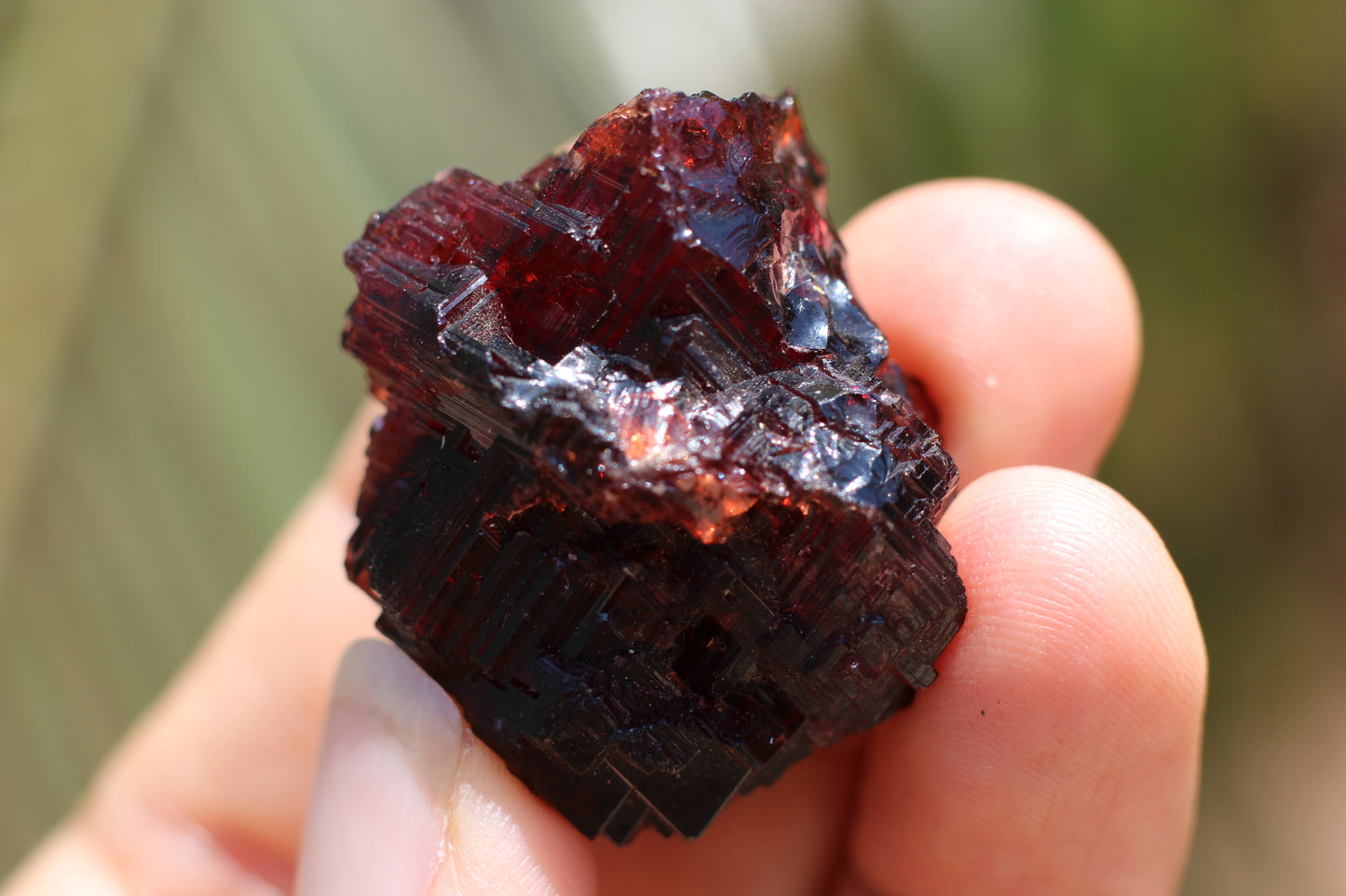 Etched Spessartine Garnet