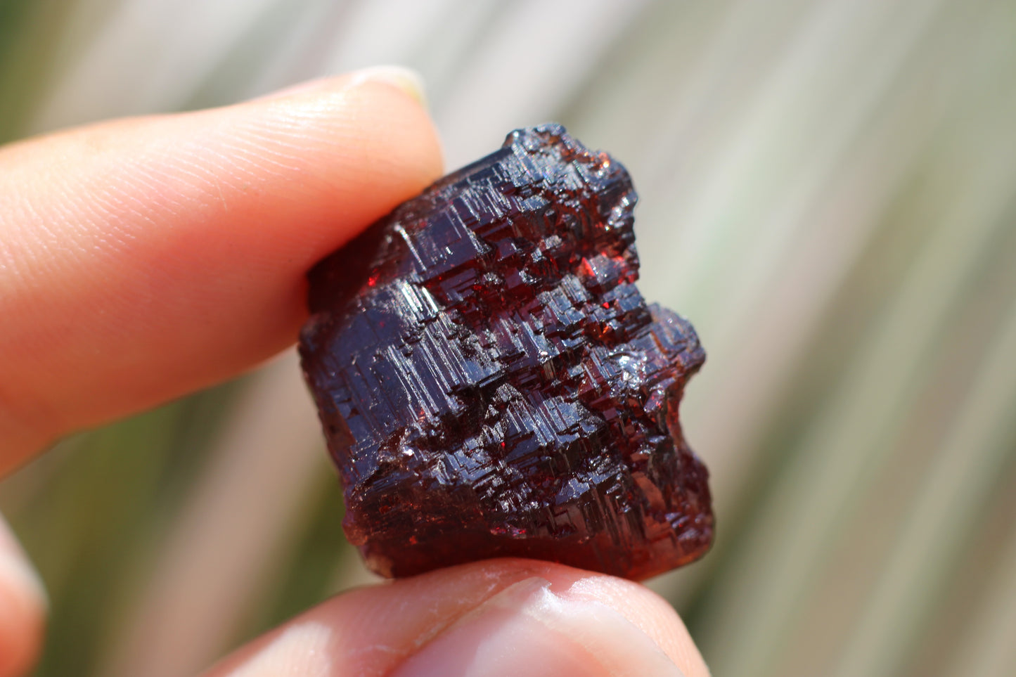 Etched Spessartine Garnet