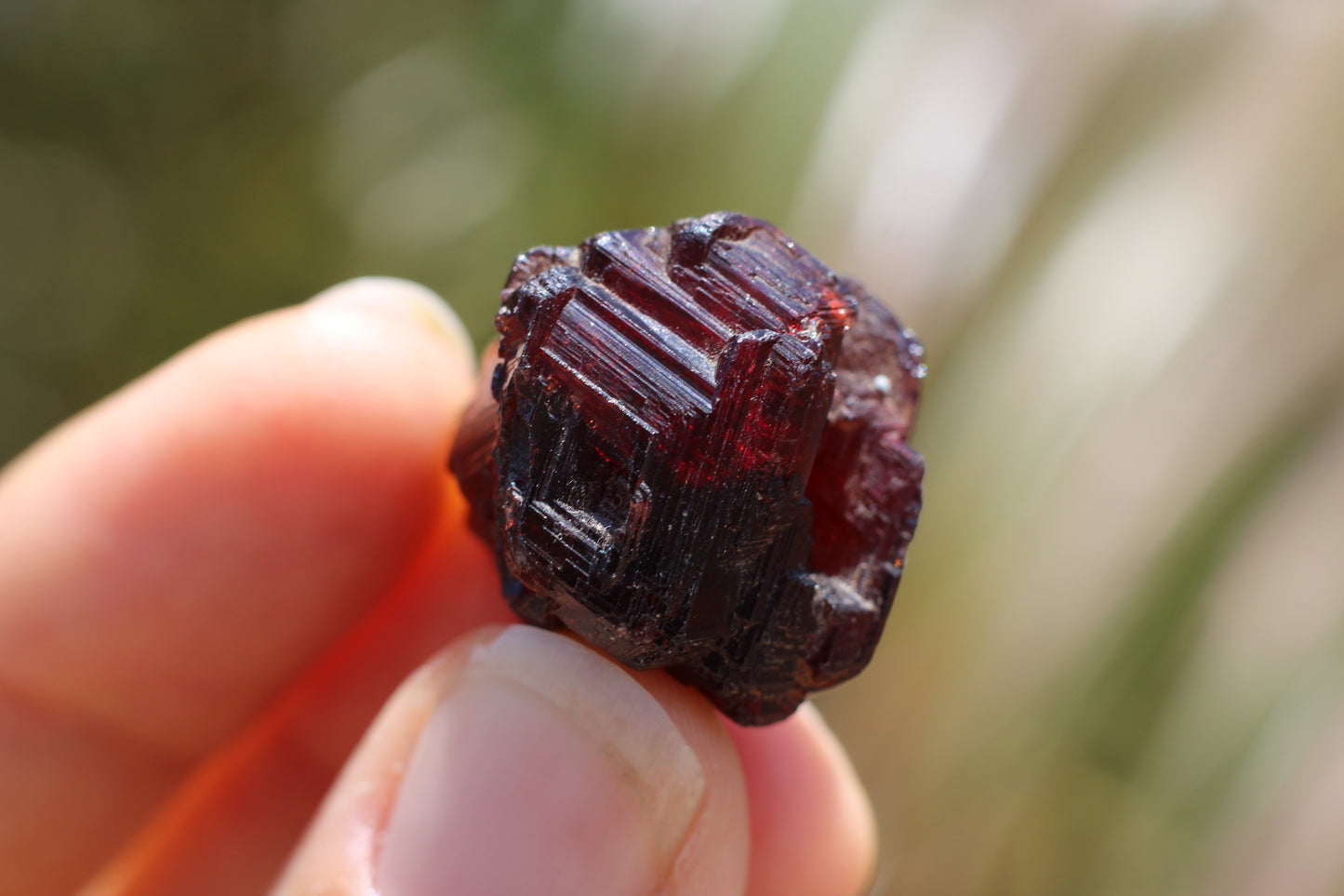 Etched Spessartine Garnet