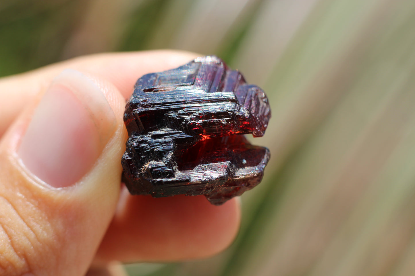 Etched Spessartine Garnet