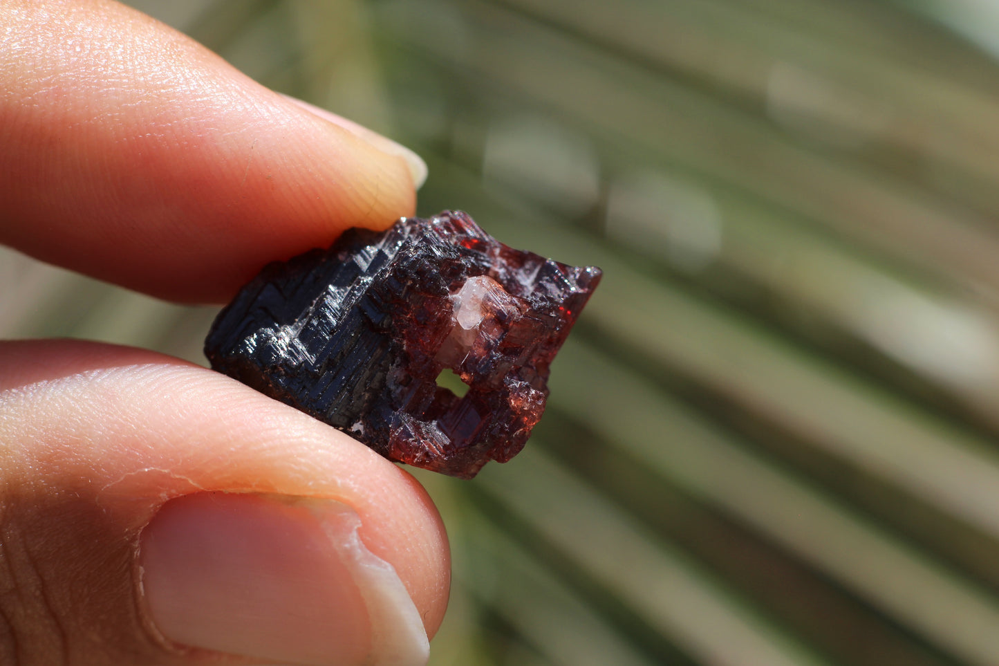 Etched Spessartine Garnet