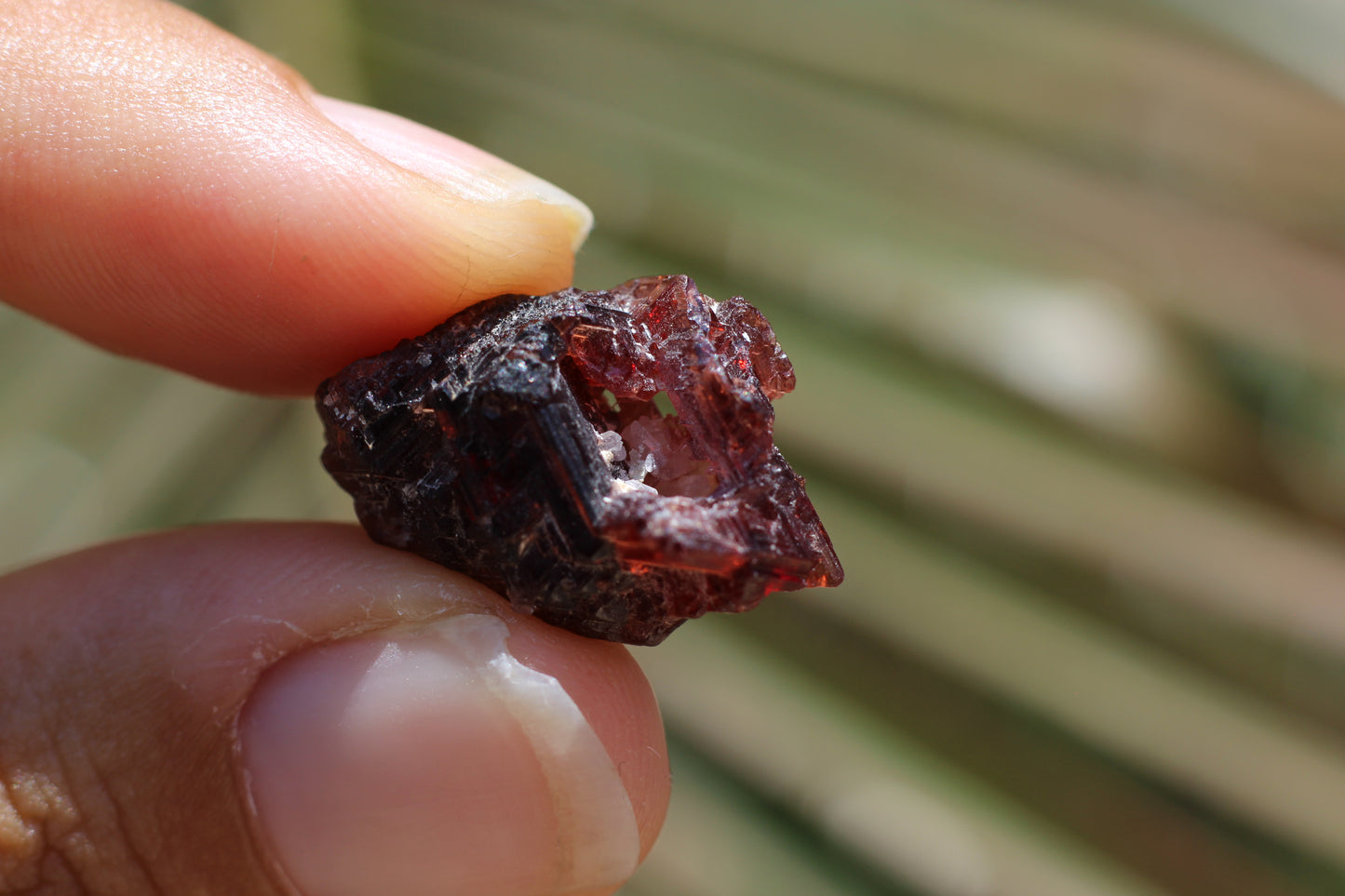 Etched Spessartine Garnet