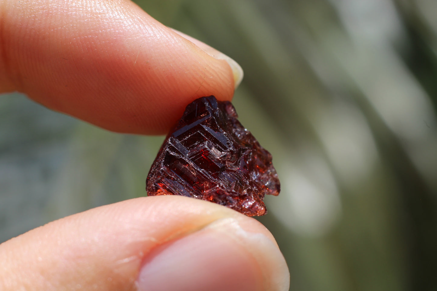 Etched Spessartine Garnet