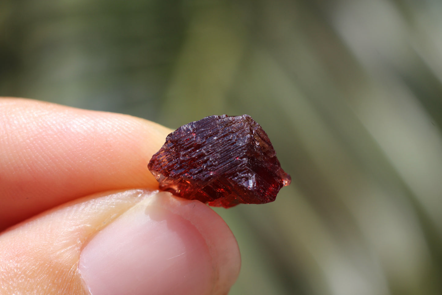 Etched Spessartine Garnet