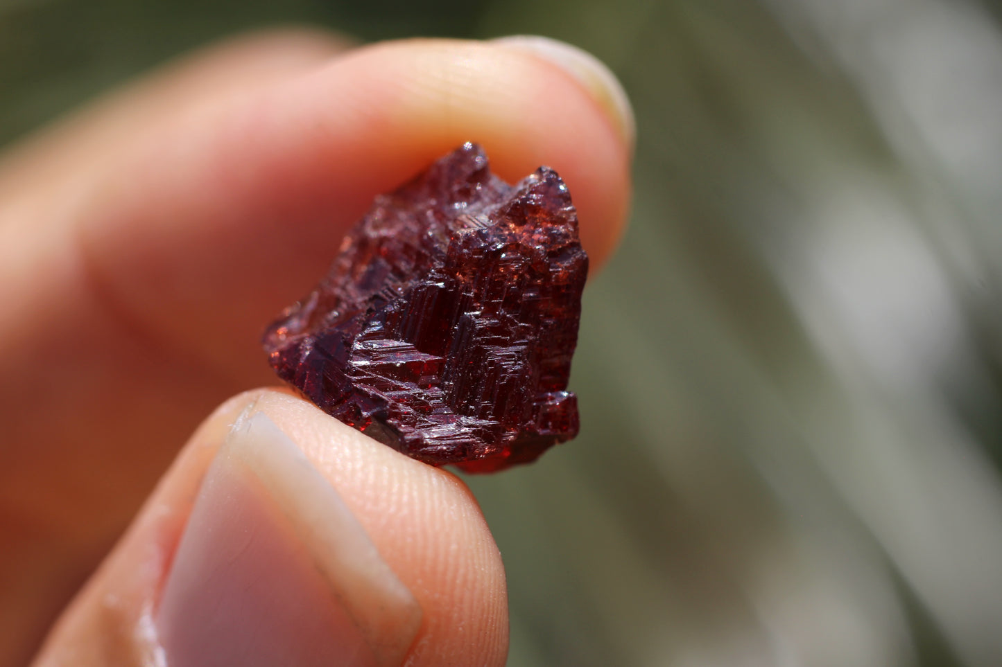 Etched Spessartine Garnet